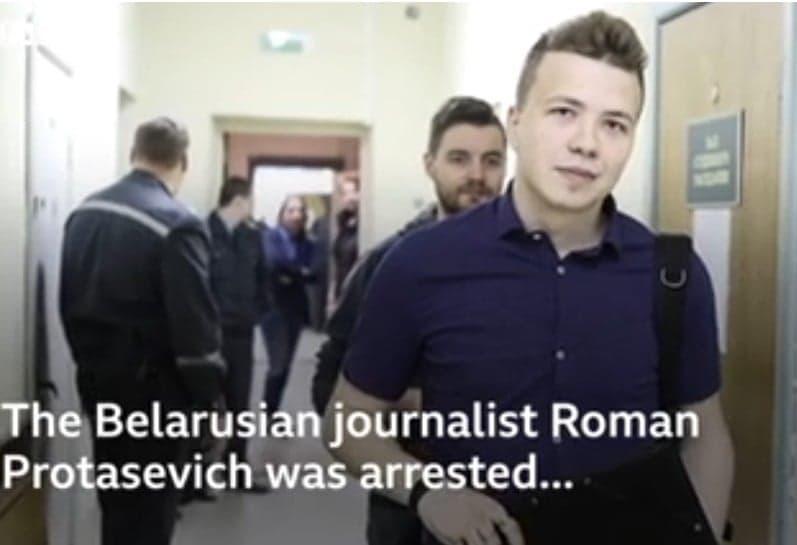 Roman Protasevich (captura de ecran), Foto: Hotnews
