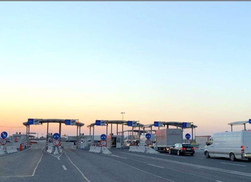 Punct de trecere a frontierei catre Ungaria, Foto: Politia de Frontiera