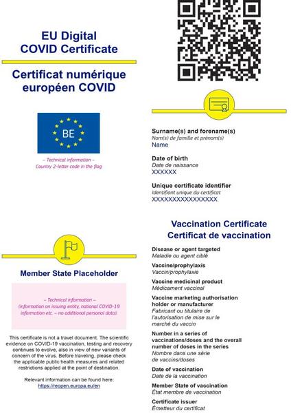 Document vaccinare, Foto: STS