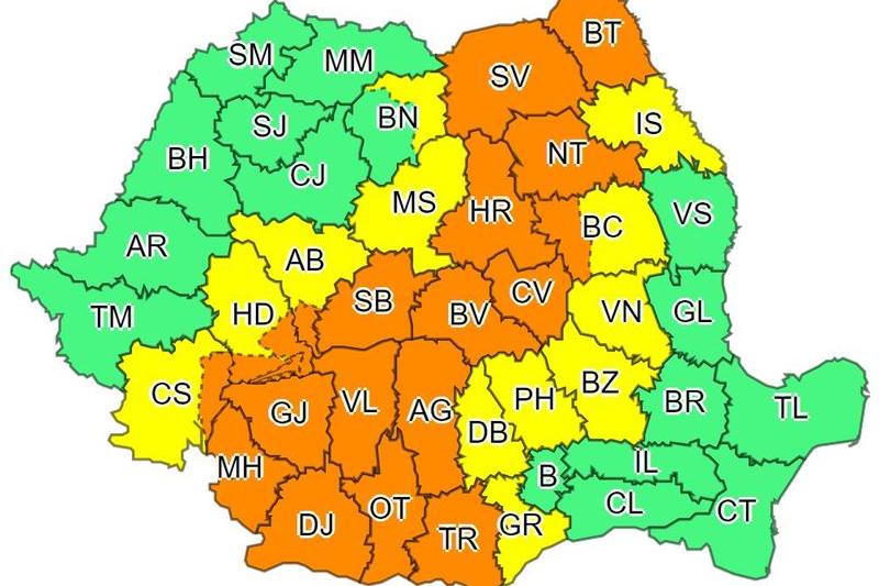 Avertizari meteo, Foto: ANM