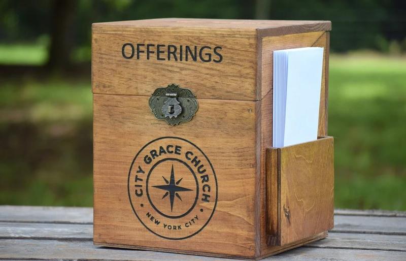 Cutie pentru donatii destinate bisericii in SUA, Foto: Shopify