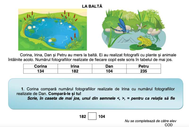 Subiecte clasa a doua evaluare nationala matematica, Foto: Hotnews