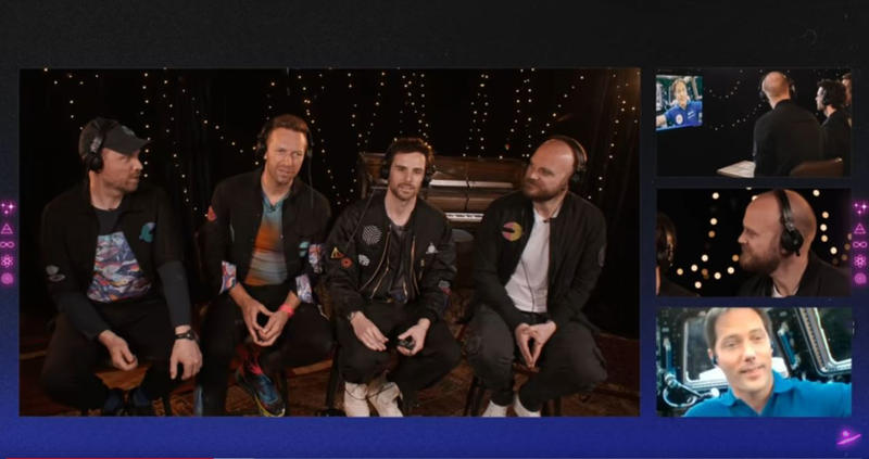 Coldplay a lansat Higher Power de la bordul ISS, Foto: Captura YouTube