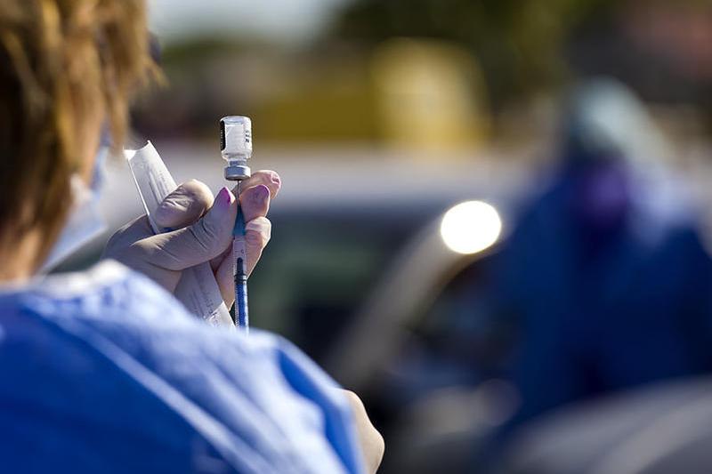 Centru vaccinare drive thru, Foto: Primaria Municipiului Galati﻿