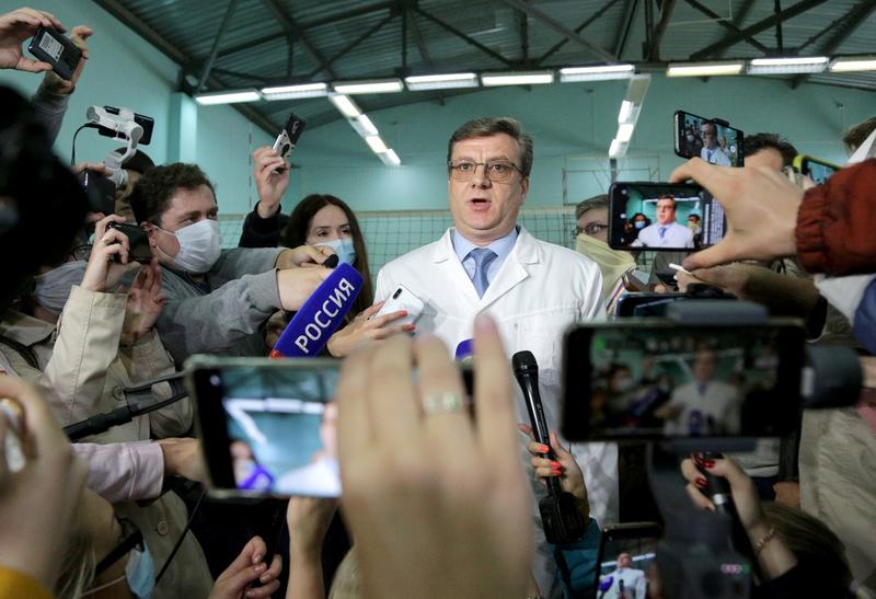 Medicul Alexander Murahovski, Foto: Yevgeny Sofiychuk / TASS / Profimedia