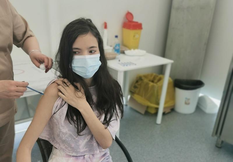 Copil vaccinat anti-Covid-19, Foto: Facebook - RO Vaccinare