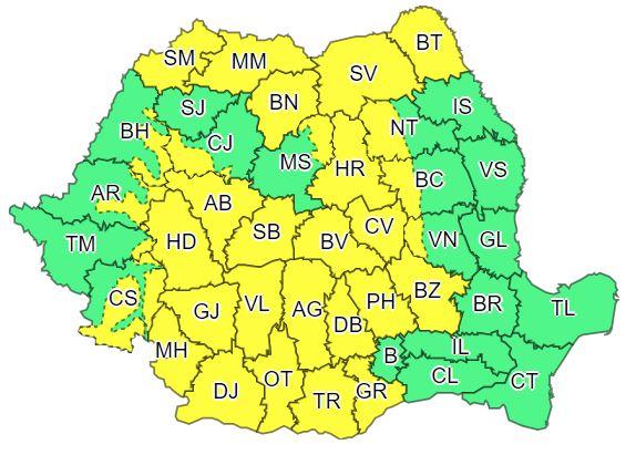 Avertizare meteo, Foto: ANM