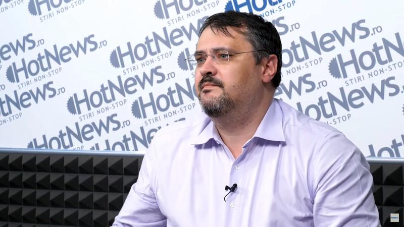 Cristian Ghinea in studioul HotNews.ro, Foto: Hotnews