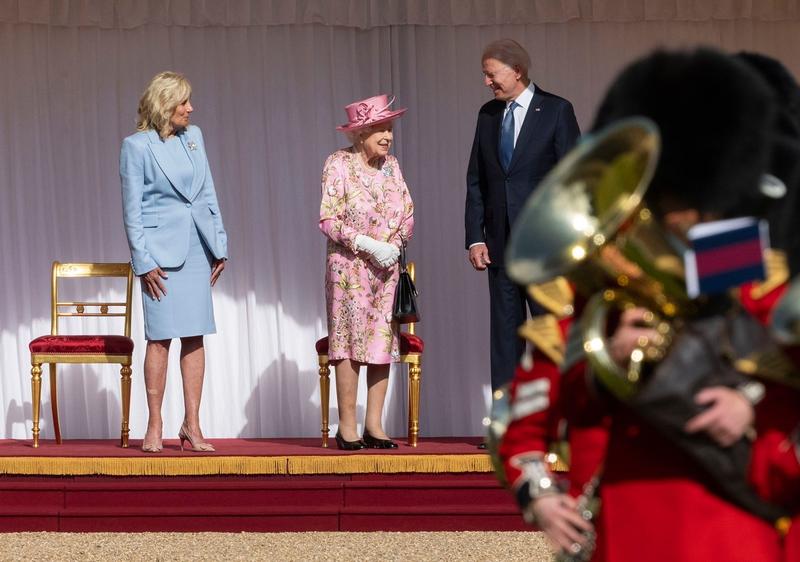 Regina Elisabeta a II-a i-a primit pe sotii Biden la Caselul Windsor, Foto: David Rose-WPA Pool / Shutterstock Editorial / Profimedia Images