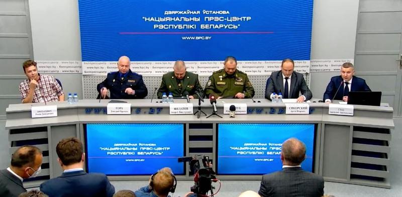 Autoritatile bieloruse au difuzat noi imagini cu jurnalistul Roman Protasevici, Foto: Captura video