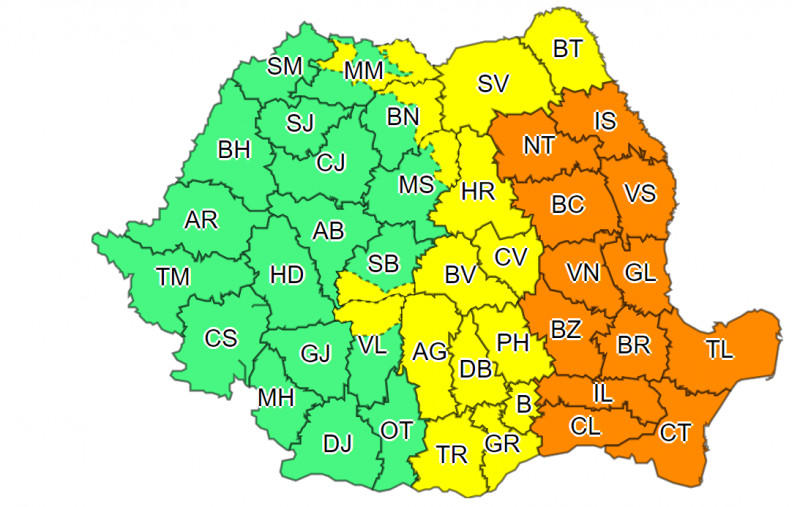 avertizari meteo 15 iunie, Foto: ANM