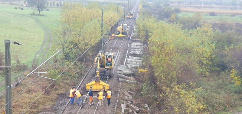 Lucrari feroviare, Foto: CFR Infrastructura