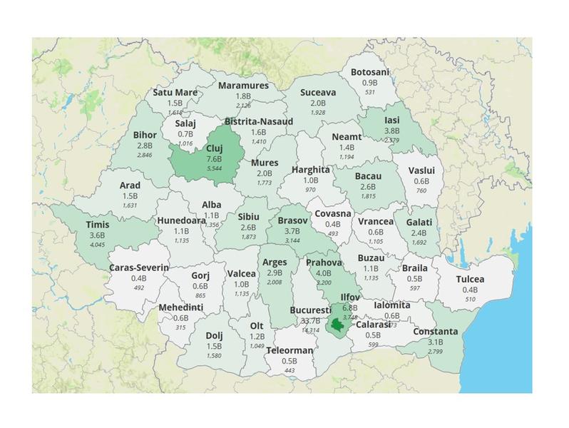 Harta- constructii Romania, Foto: KeysFin