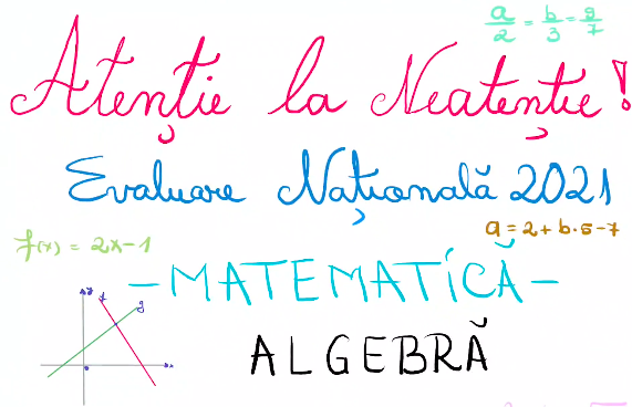 Clip pregatire matematica Evaluare Nationala 2021, Foto: Captura video