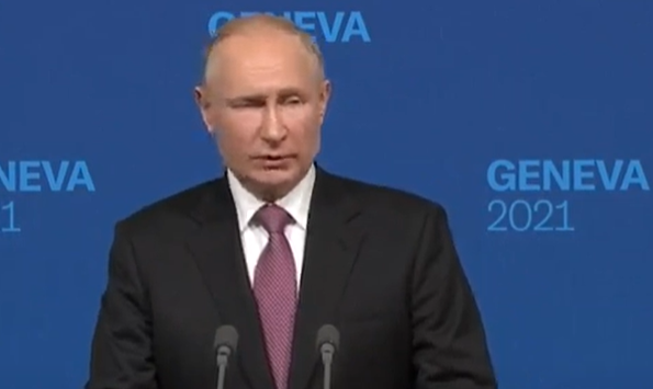 Putin la Geneva, Foto: Captura video