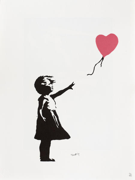 Fetița cu balonul roșu - Banksy, Foto: Artmark