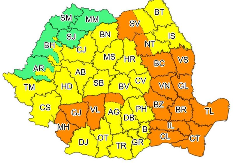 Avertizari meteo, Foto: ANM
