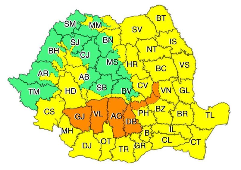 noi alerte de ploi torentiale si vijelii pentru 21 iunie, dar vine si canicula, Foto: ANM