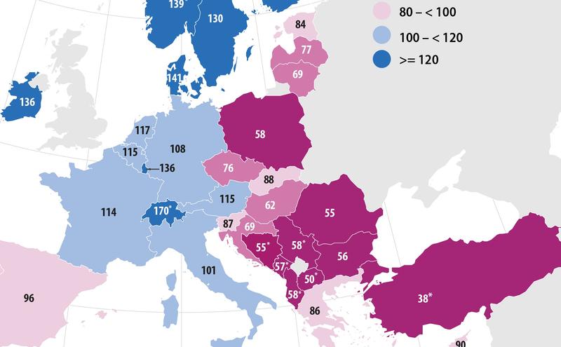 harta preturi, Foto: Eurostat