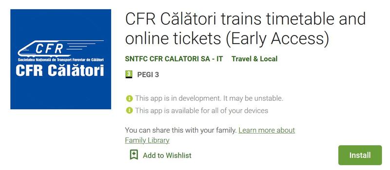 Aplicatie mobila CFR Calatori, Foto: CFR Calatori