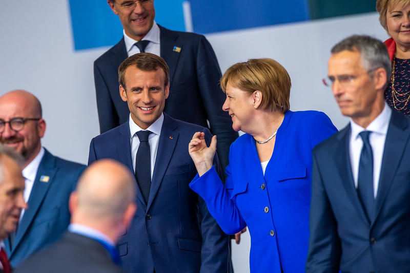 Emmanuel Macron si Angela Merkel, Foto: Flickr