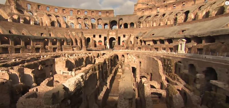 Colosseu, complexul hypogeum, Foto: youtube.com