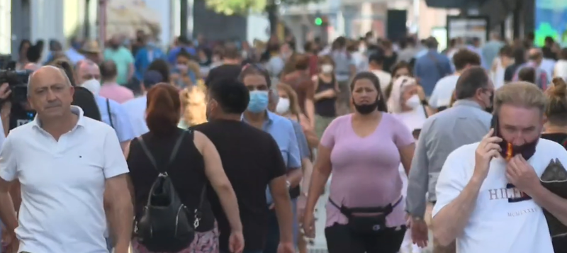 Spania renunta la masca in aer liber, Foto: Captura video
