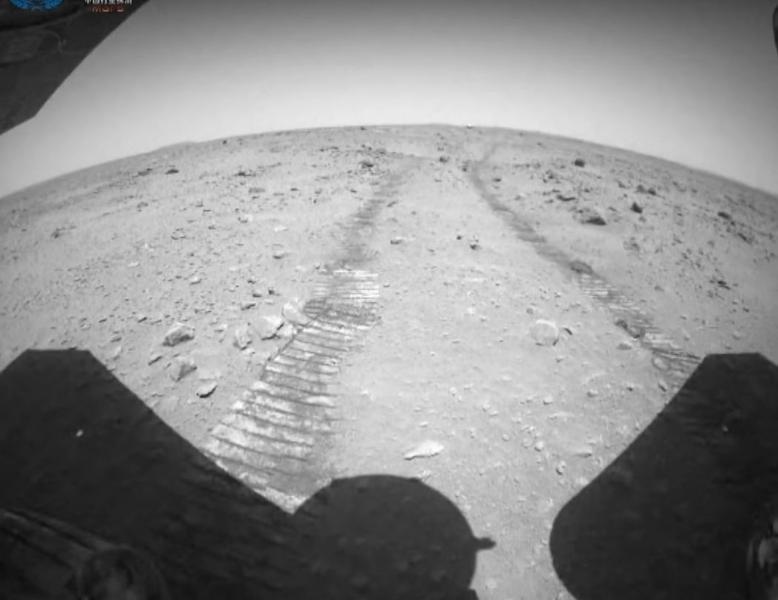 Imagine de pe Marte trimisa de roverul Zhurong, Foto: Agentia Spatiala Chineza