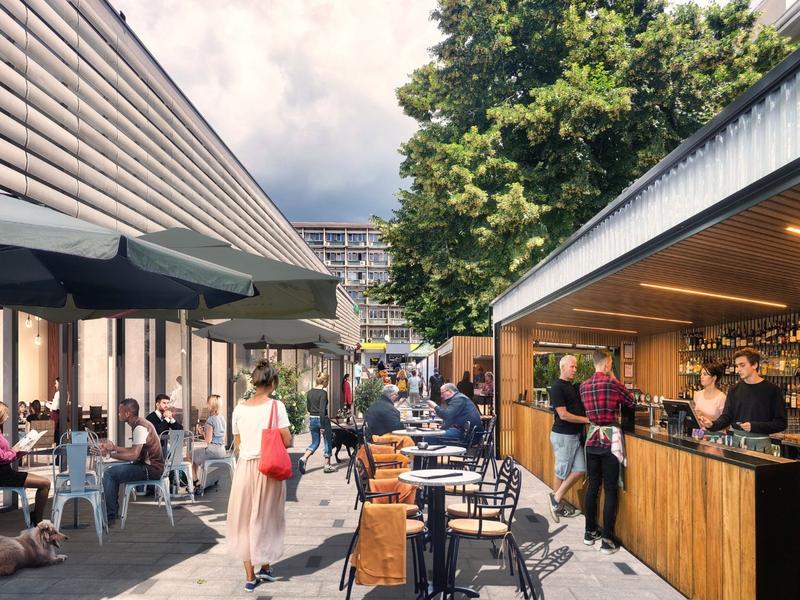 proiect de reamenajare a Piaței Amzei, Foto: Facebook Clotilde Armand