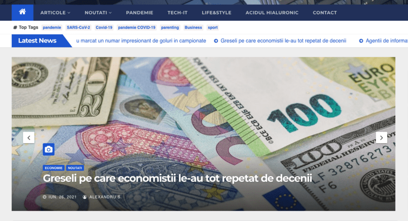 Ratb.ro, Foto: captura ecran