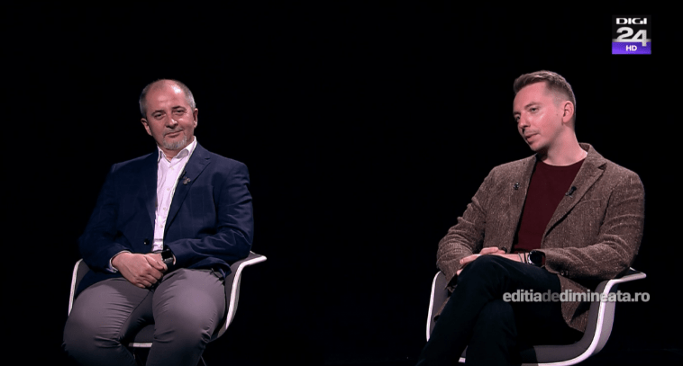 Paul Olteanu și Dorin Boabeș, cofondatori ai MindArchitect.ro, Foto: editiadedimineata.ro