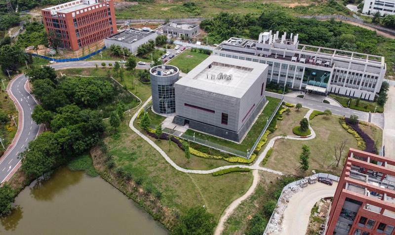 Laboratorul P4 (centru) al Institutului de Virusologie din Wuhan, Foto: Hector RETAMAL / AFP / Profimedia