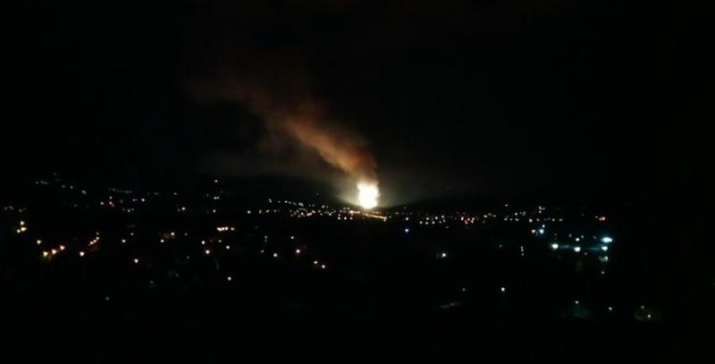 Explozie masiva la fabrica de munitie Sloboda din Serbia, Foto: Captura video