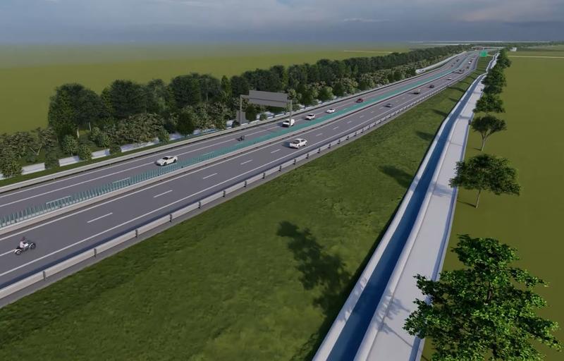 Prima autostrada „verde” finantata prin PNRR, Foto: Captura YouTube