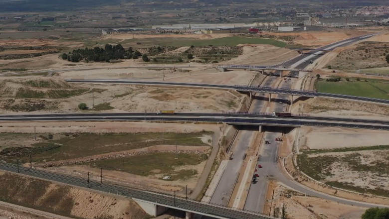 Spectaculoasa autostrada din Spania, Foto: Captura video