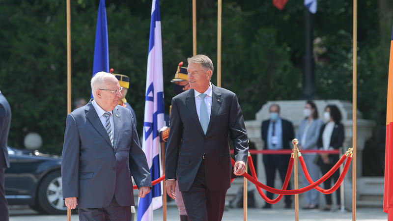 Reuven Rivlin si Klaus Iohannis, Foto: Presidency.ro