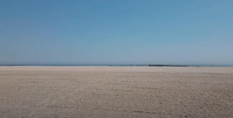 Noua plaja de la Mamaia, Foto: Captura YouTube / Filmari Drona UHD