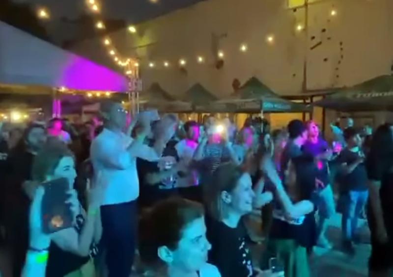 Dan Barna, dus de colegi la concert de ziua sa, Foto: Captura Facebook