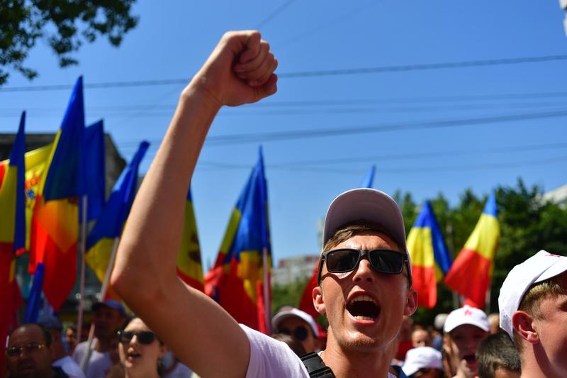 Alegeri in Moldova 2021. Miting al suporterilor lui Igor Dodon, Foto: Alexei Danichev / Sputnik / Profimedia