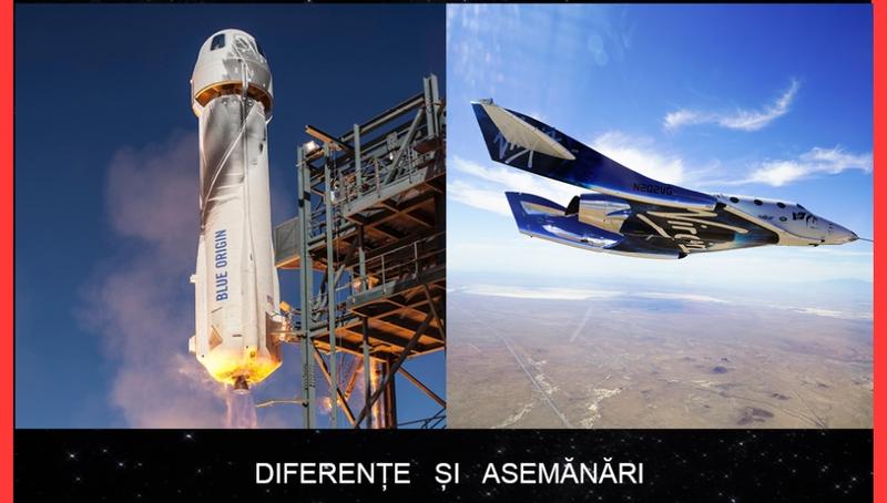 SpaceShip 2 vs New Shepard, Foto: Hotnews