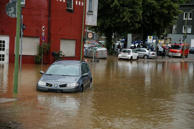 inundatii in Germania (sursa foto: twitter), Foto: Hotnews