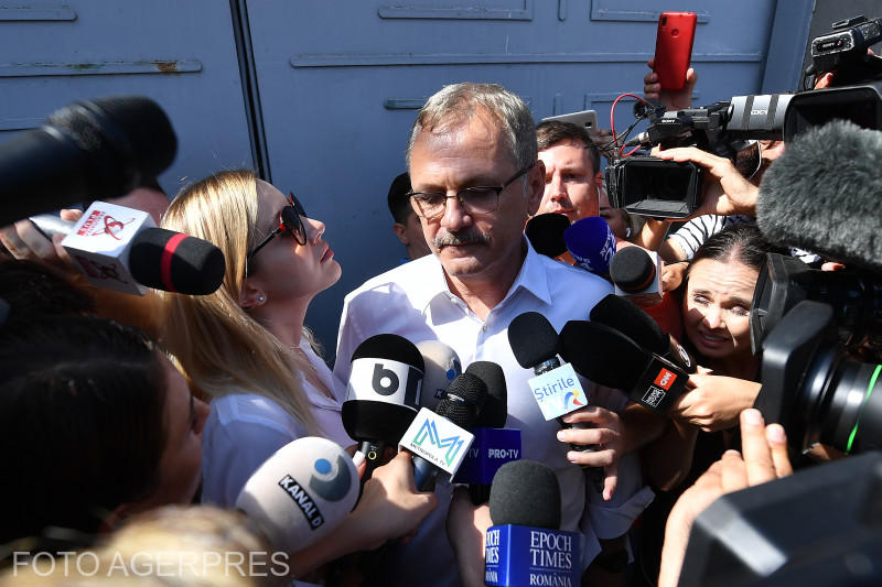 Liviu Dragnea, la eliberare, Foto: Agerpres