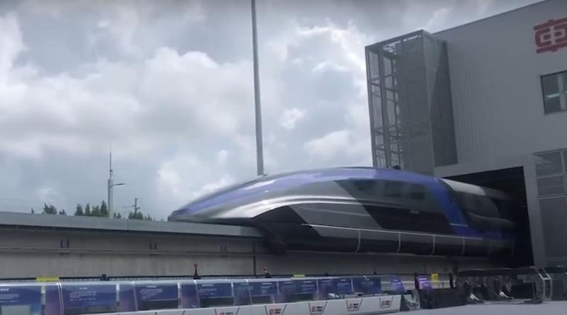 Trenul Maglev super rapid din China, Foto: Captura Youtube