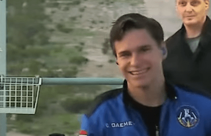 Oliver Daemen - cel mai tanar calator spatial, Foto: Captura video