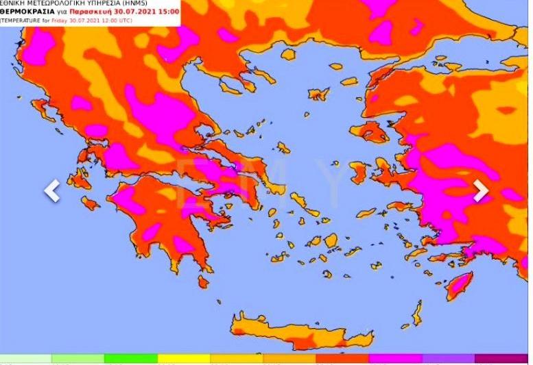 Temperaturi Grecia, Foto: EMY