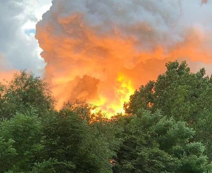 Incendiu in Constanta, Foto: Facebook/ George Garbacea