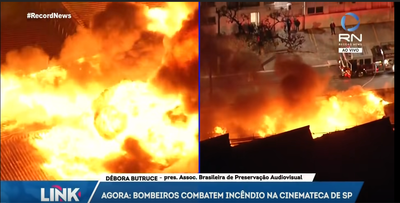 Incendiu Sao Paolo, Foto: captura tv
