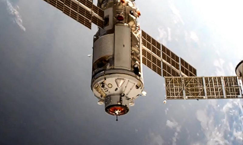 Modulul rusesc Nauka andocand la ISS, Foto: Handout / AFP / Profimedia