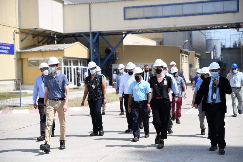 Delegatie SUA la Cernavoda, Foto: Nuclearelectrica