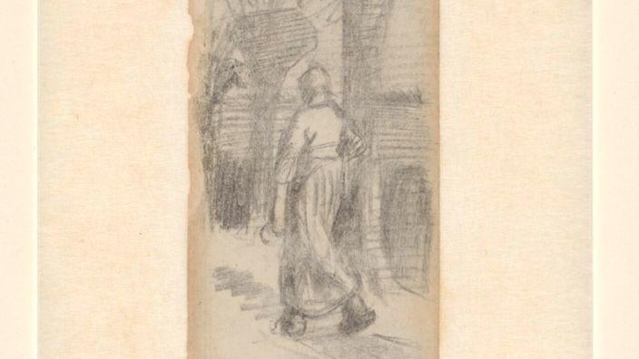 Fragment semn de carte desenat de Van Gogh, Foto: Van Gogh Museum, Amsterdam